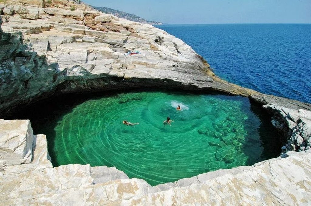 plus belles piscines naturelles du monde Grèce