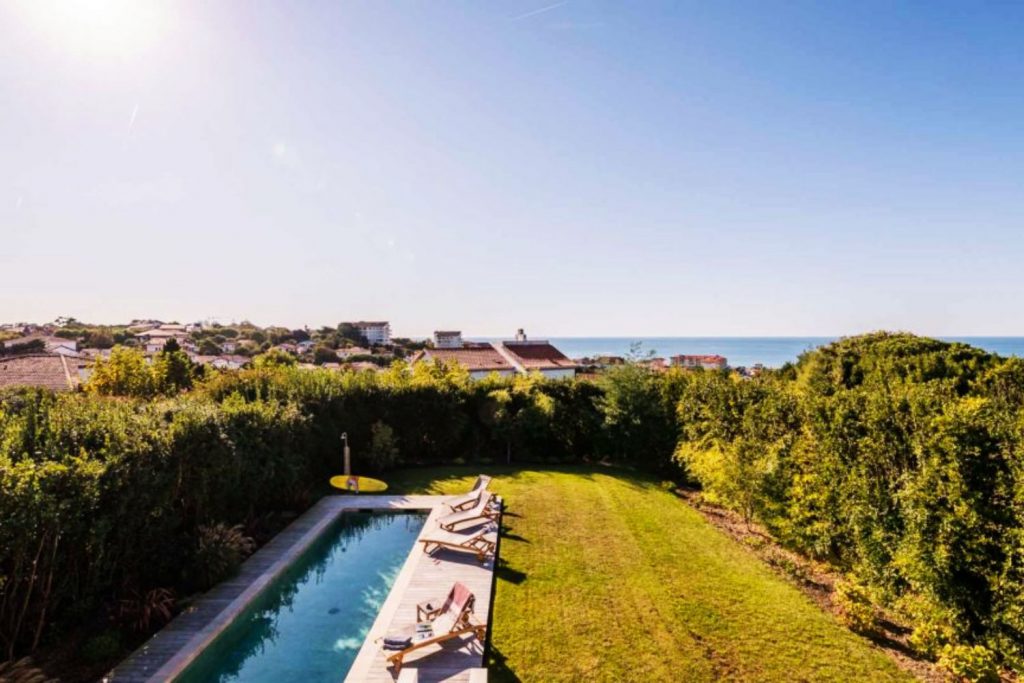 location vacances pays basque anglet villa vue mer avec piscine gallery